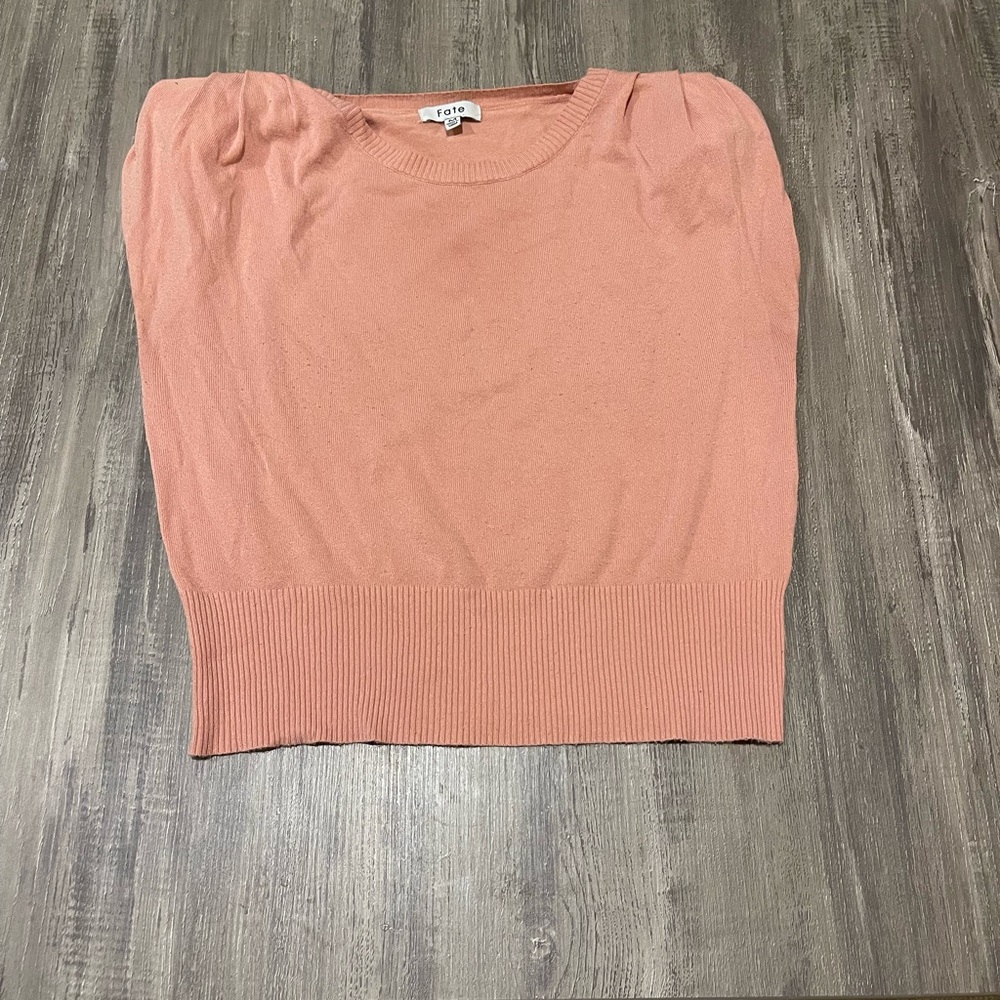 Ballet Pink Knit Shape wear sleeveless sweater